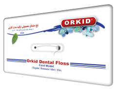 Orkid Dental Floss Card Model - Regular
